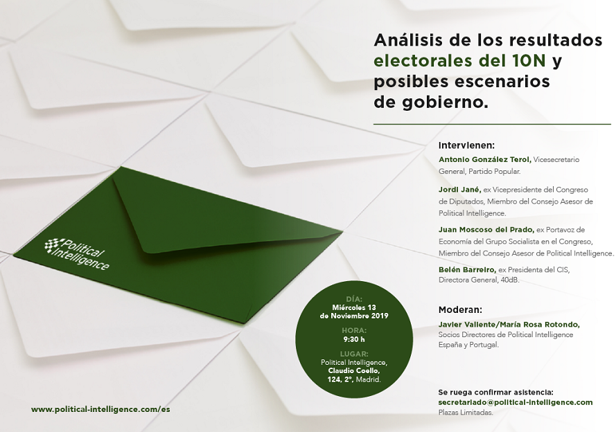 Análisis de las elecciones generales y posibles escenarios de Gobierno