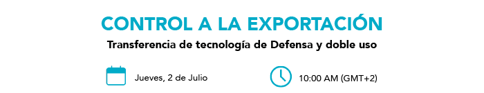 Webinario Control a la exportación